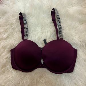 Victoria’s Secret purple shine strap very sexy push-up bra